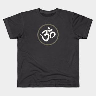 Spiritual Om Yoga Meditation Symbol Kids T-Shirt